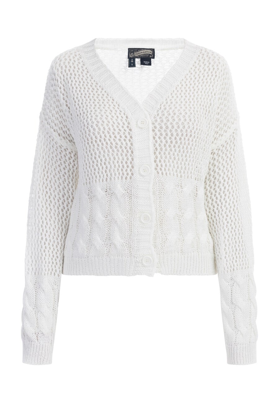 

Кардиган DreiMaster Vintage Knit Cardigan, цвет Wool white