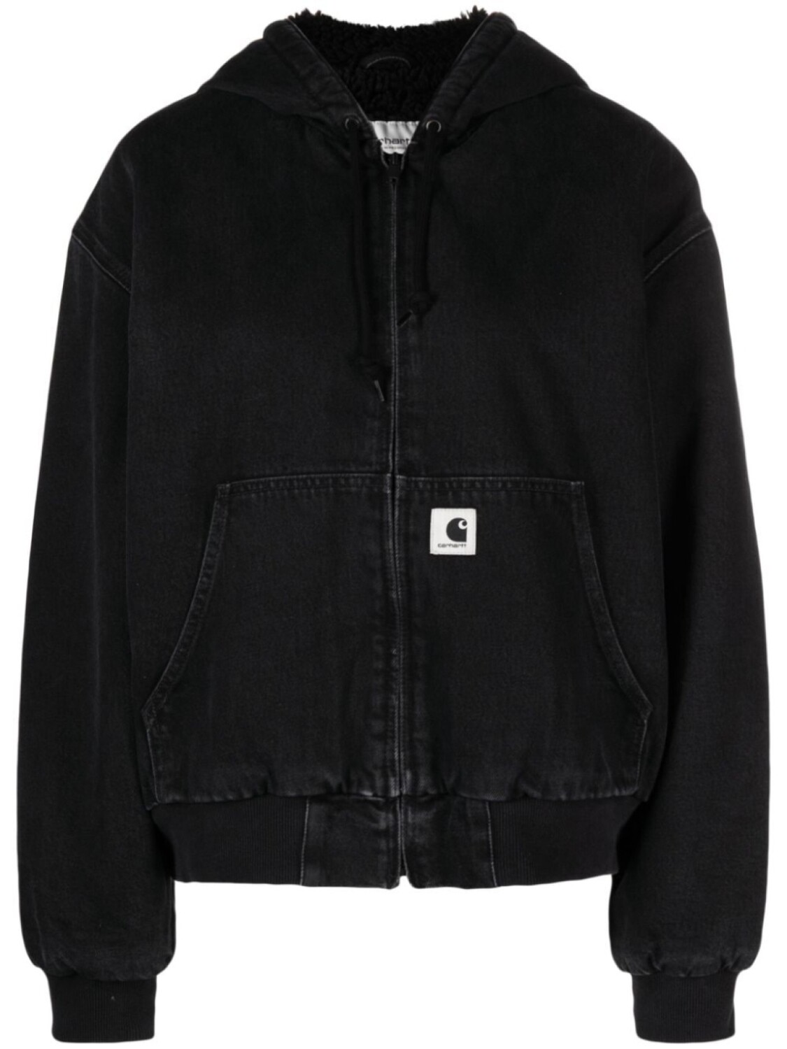 

Carhartt WIP куртка с нашивкой-логотипом, черный