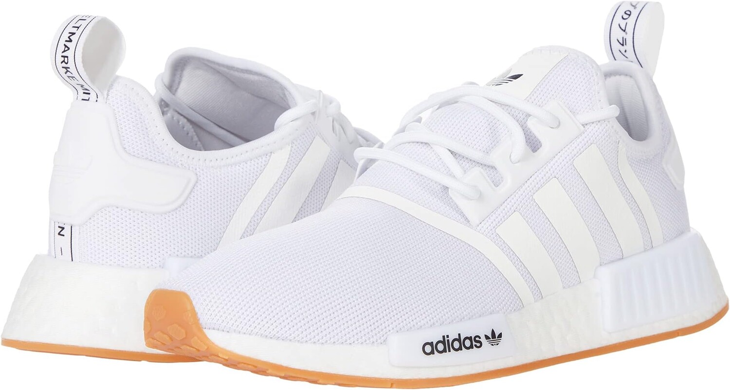 

Кроссовки NMD-R1 Primeblue adidas, цвет Footwear White/Footwear White/Gum 2