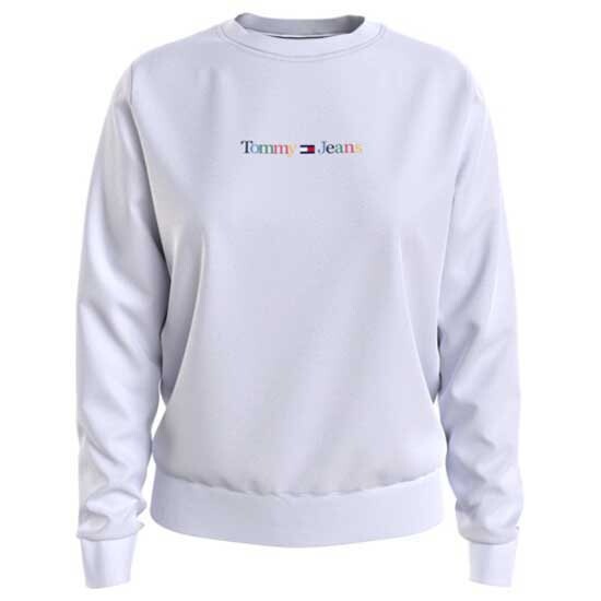

Толстовка Tommy Jeans Regular Color Serif Linear, белый