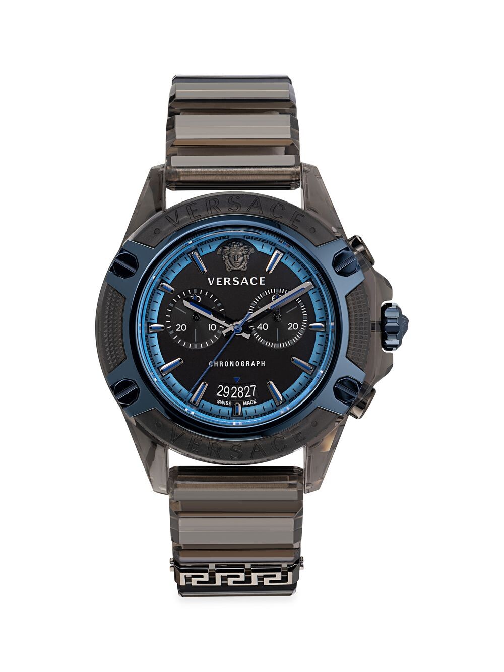 

Силиконовые часы Icon Active 44MM Versace, черный