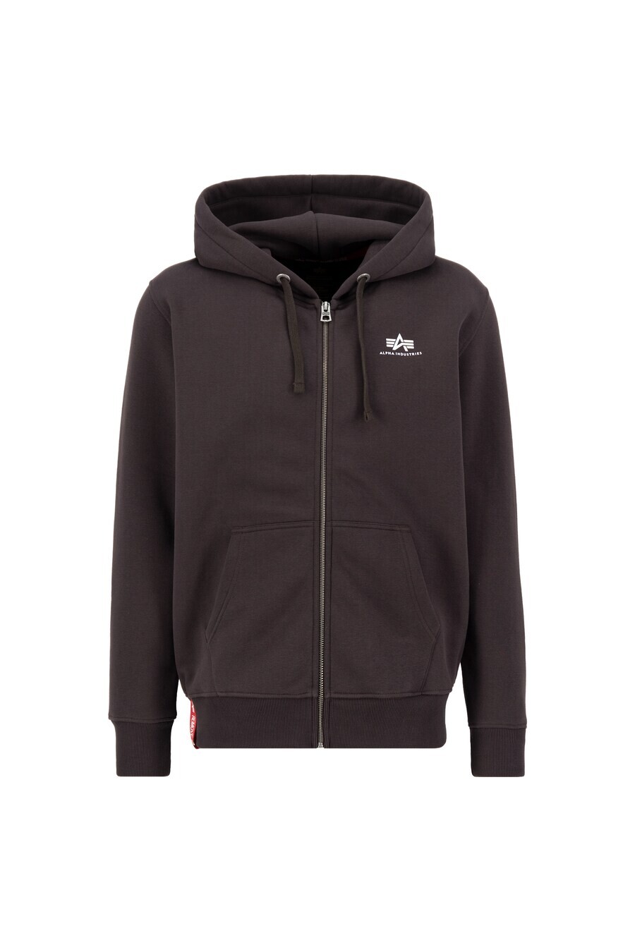 

Худи на молнии Alpha Industries, цвет Umbra