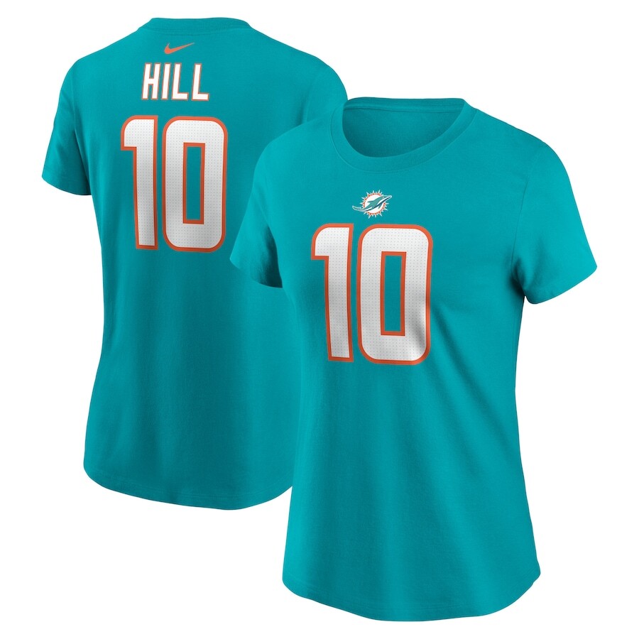 

Футболка с именем и номером Nike Miami Dolphins, аква