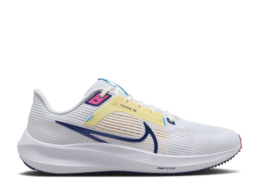 

Кроссовки Nike Wmns Air Zoom Pegasus 40, цвет White Deep Royal Pink