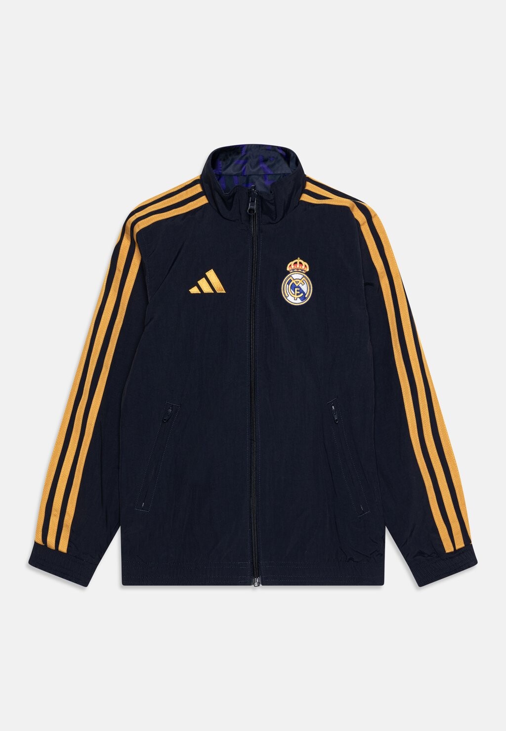 

Куртка для отдыха на природе Real Madrid Anthem Unisex Adidas, цвет legend ink