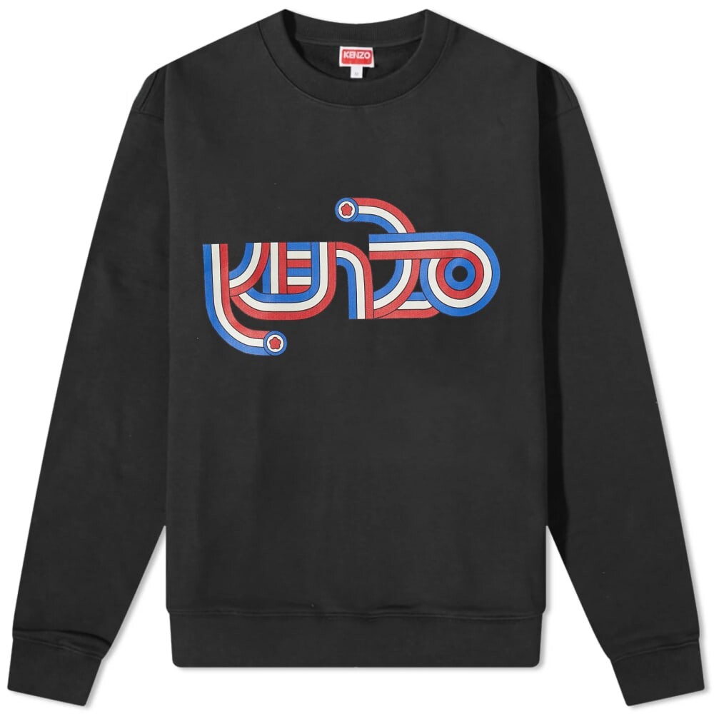 

Свитшот с круглым вырезом Kenzo Target с логотипом, черный