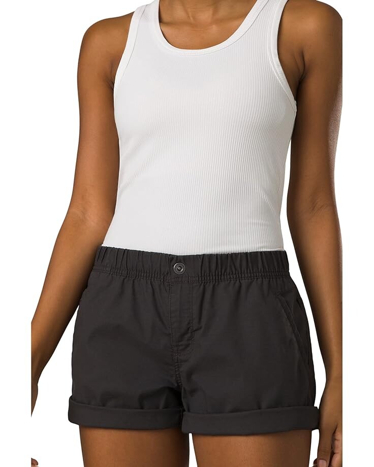 

Шорты Prana 5" Double Peak Shorts, угольный