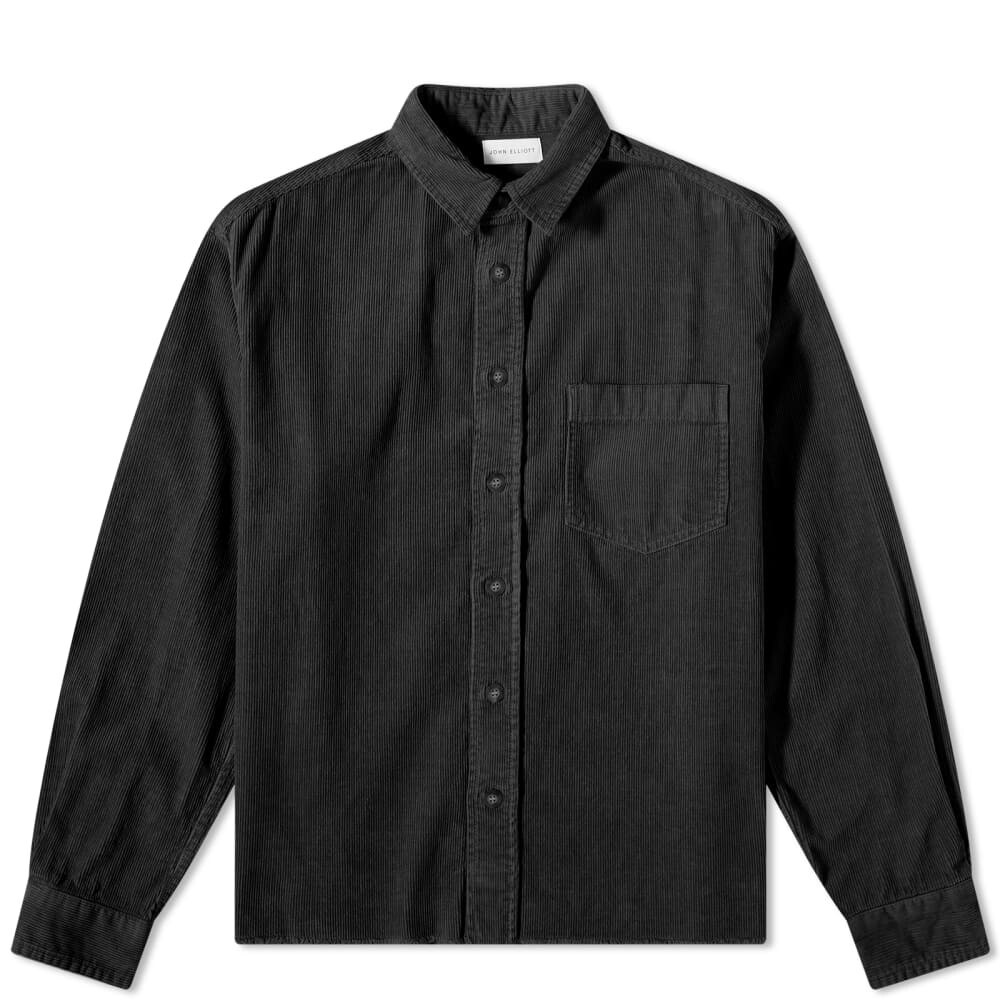 

Вельветовая рубашка оверсайз John Elliott Hemi, черный