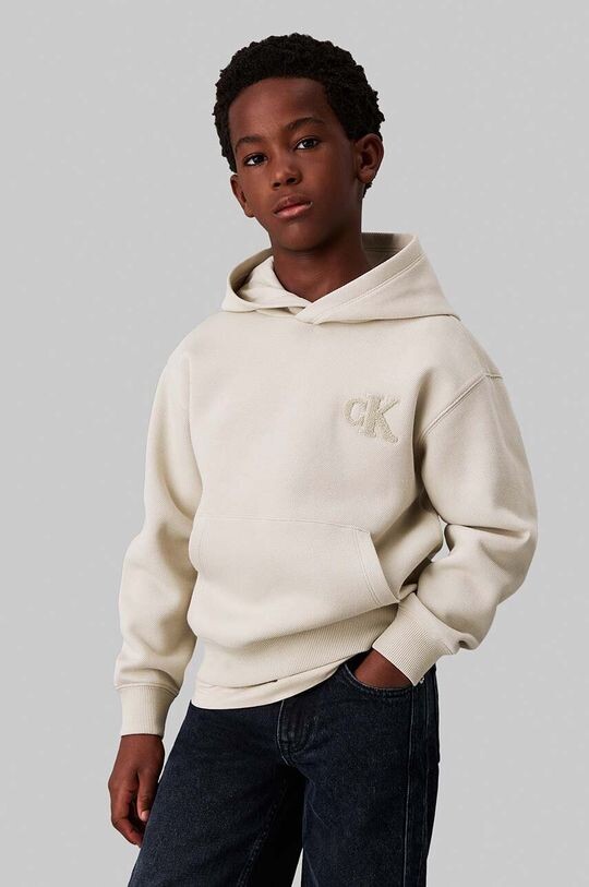 

Детская толстовка Calvin Klein Jeans, бежевый
