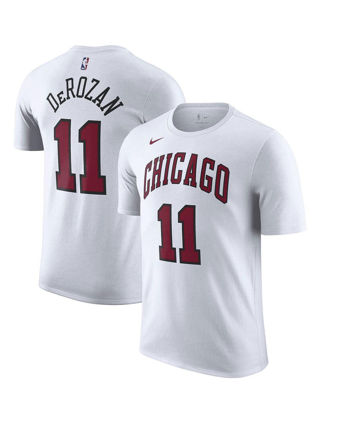 цена Мужская футболка DeMar DeRozan White Chicago Bulls 2022/23 City Edition с именем и номером Nike