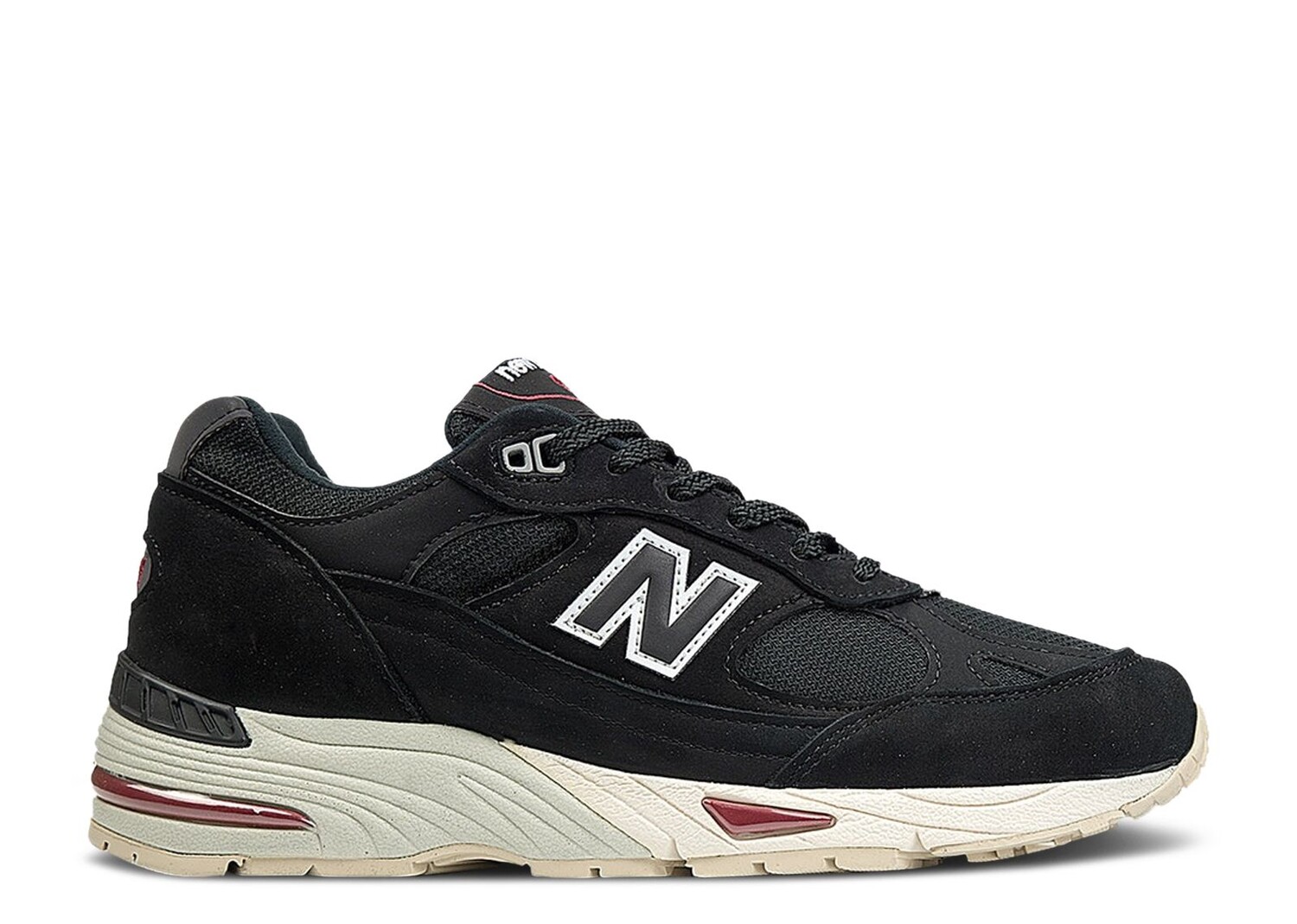 

Кроссовки New Balance 991 Made In England 'Black Red', черный