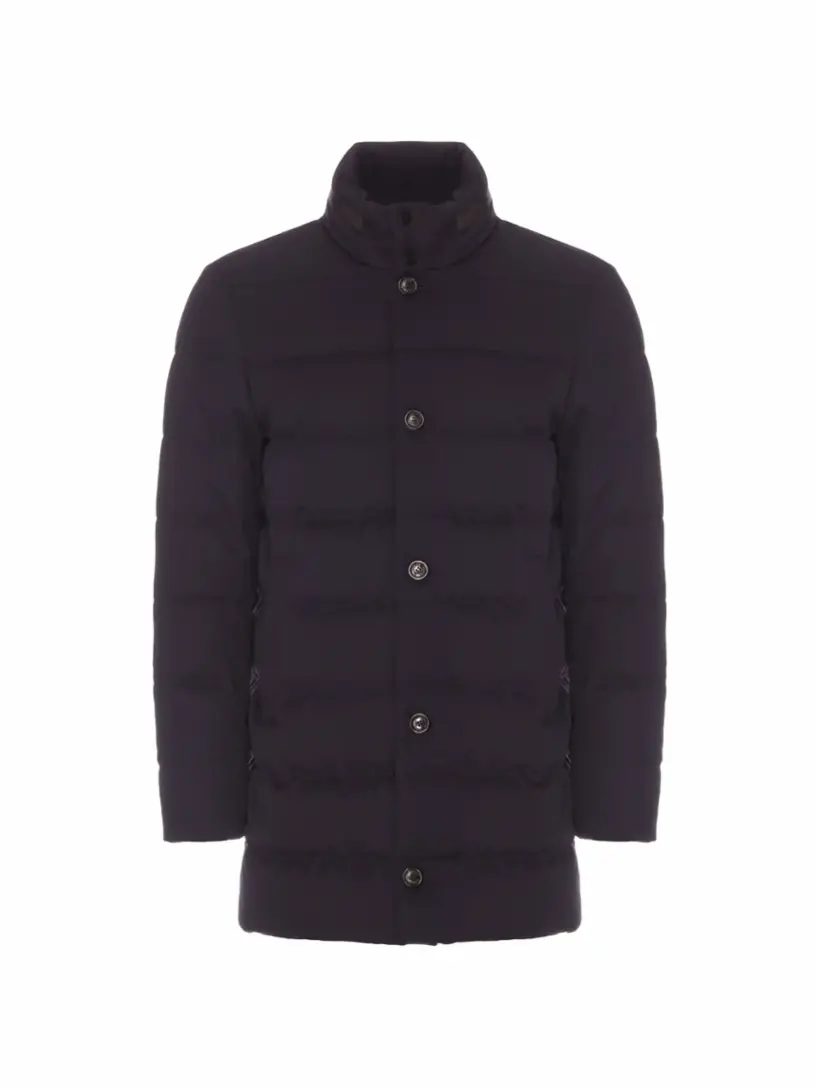 

Шерстяная куртка Vallonpeirre Moncler, тёмно-синий
