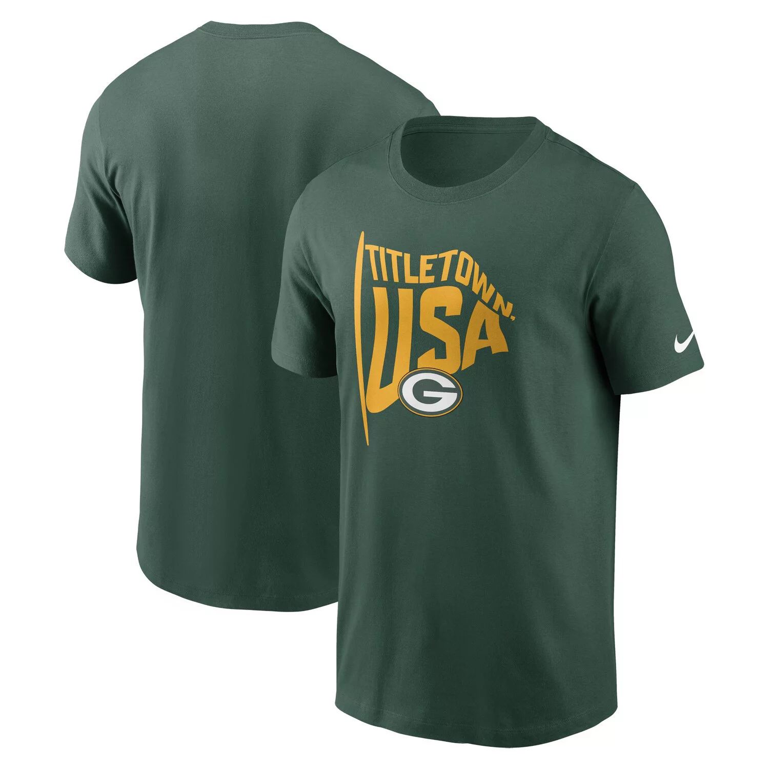 Мужская зеленая футболка Green Bay Packers Local Essential Nike