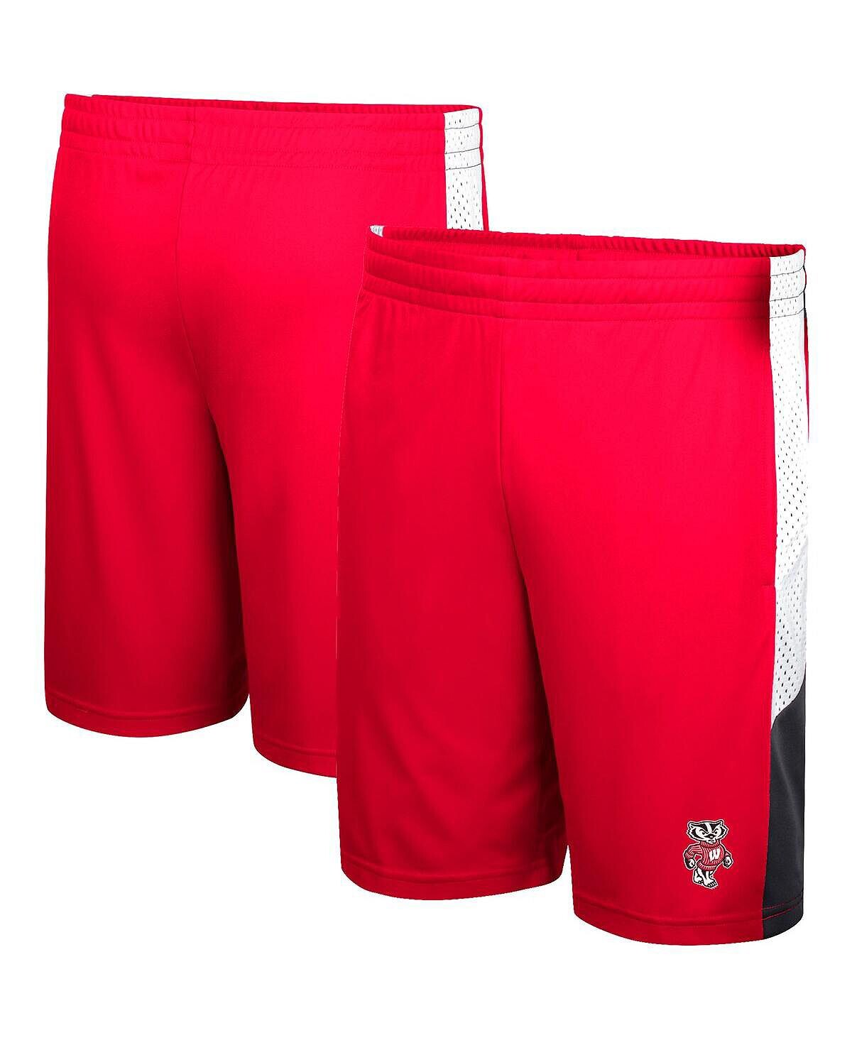 

Шорты с цветными блоками Big Boys Red Wisconsin Badgers Colosseum