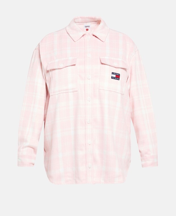

Куртка Tommy Jeans Curve, розовый