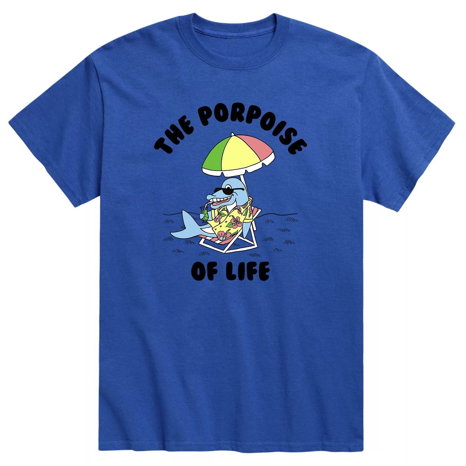 

Мужская футболка Porpoise Of Life Licensed Character