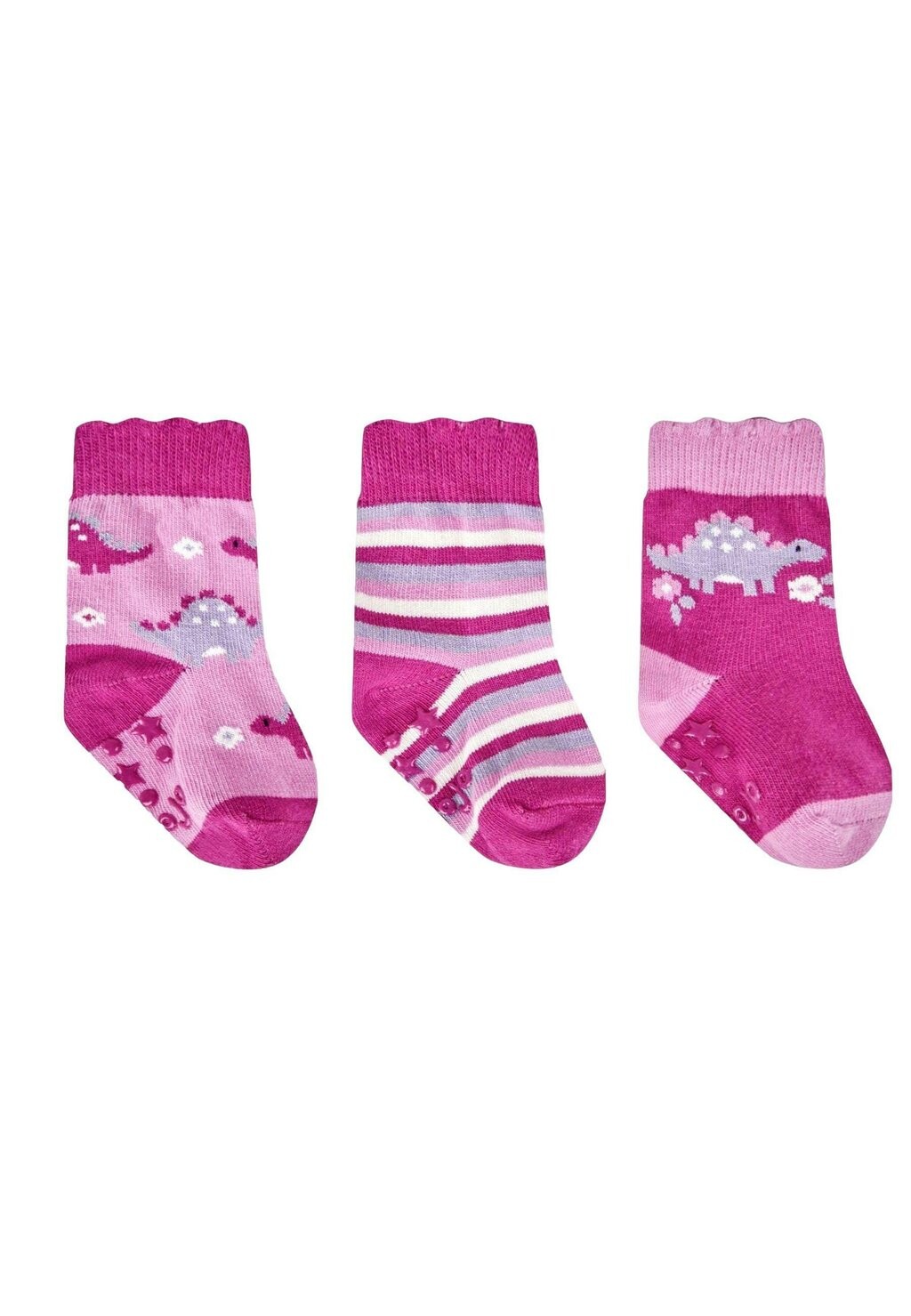 

Носки 3 Пакета Stegosaurus JoJo Maman Bébé, розовый