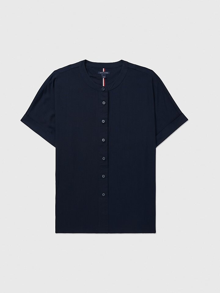 

Однотонная блузка с короткими рукавами Tommy Adaptive