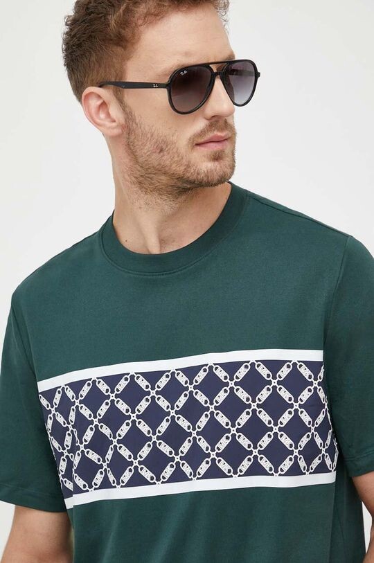 

Хлопковая футболка Michael Kors, зеленый