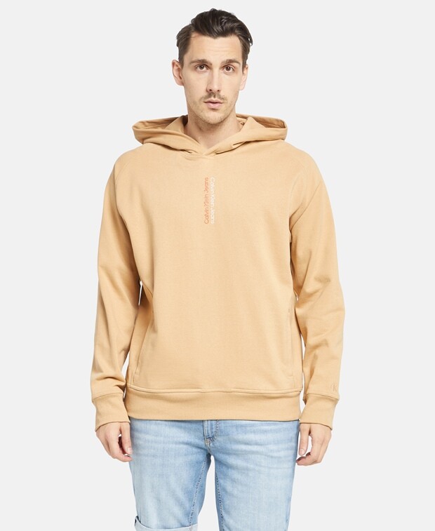 

Худи с капюшоном Calvin Klein Jeans, песочный