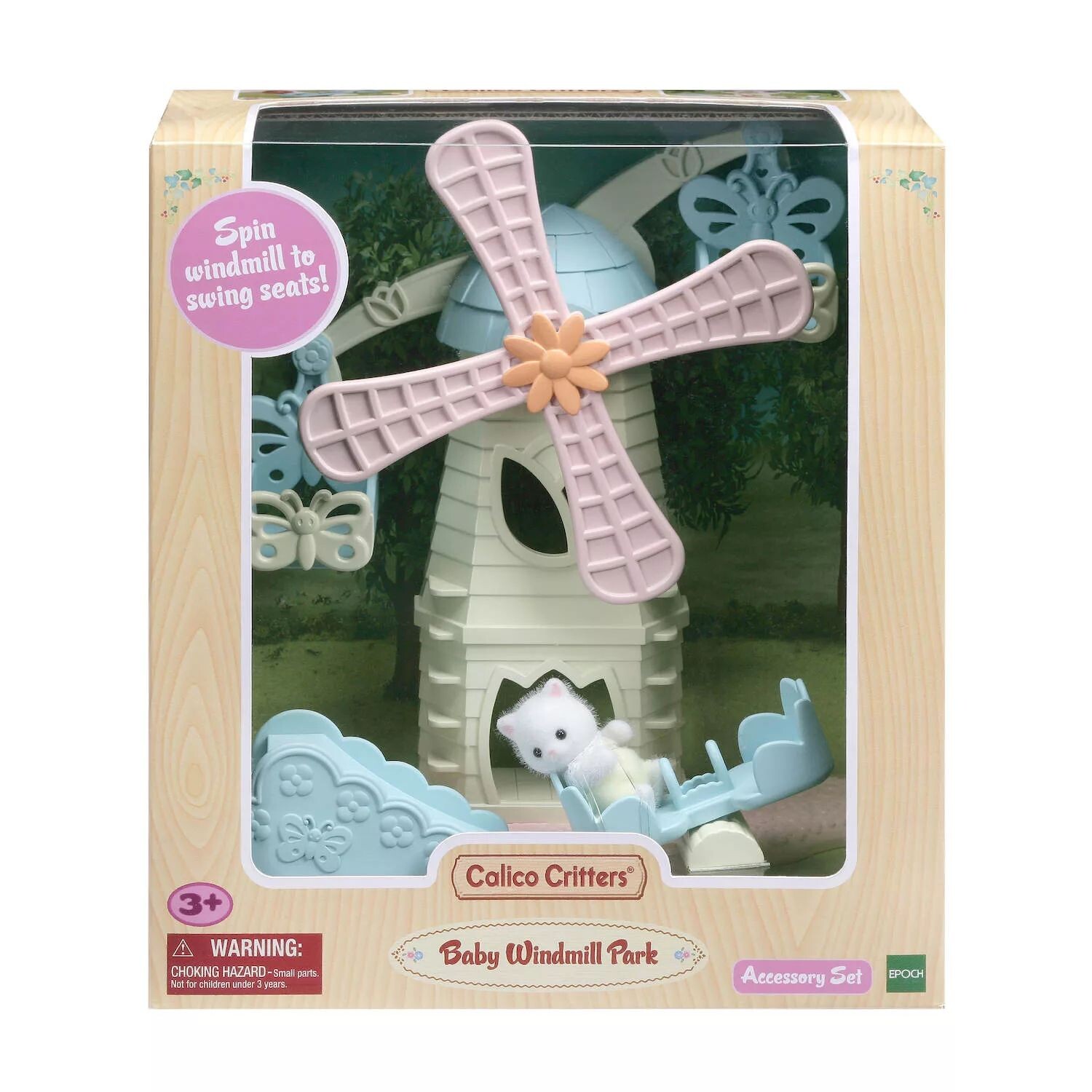 

Кукольный домик Calico Critters Baby Windmill Park, игровой набор с фигуркой Calico Critters