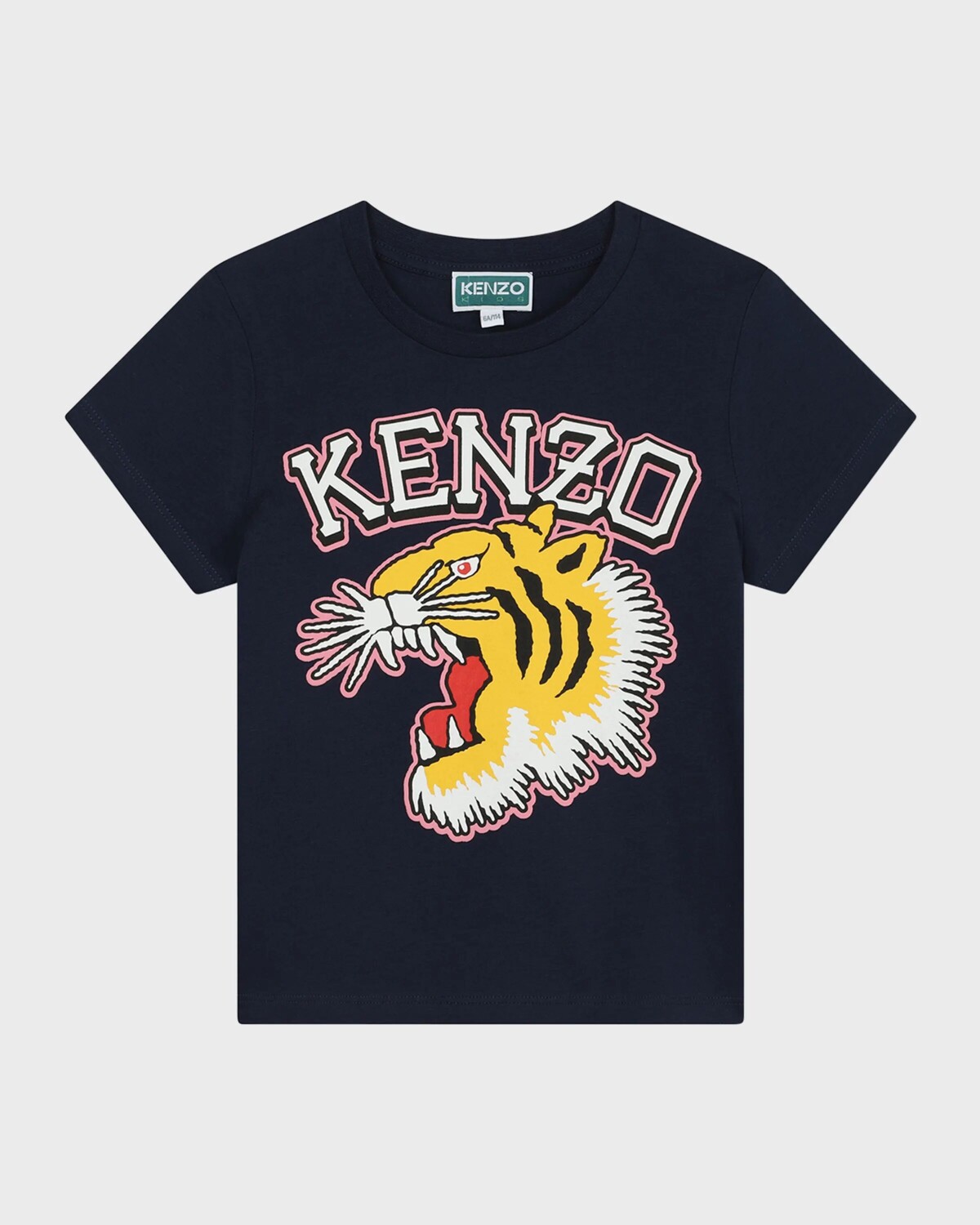 

Футболка с графическим принтом тигра для мальчиков Kenzo, цвет Blue