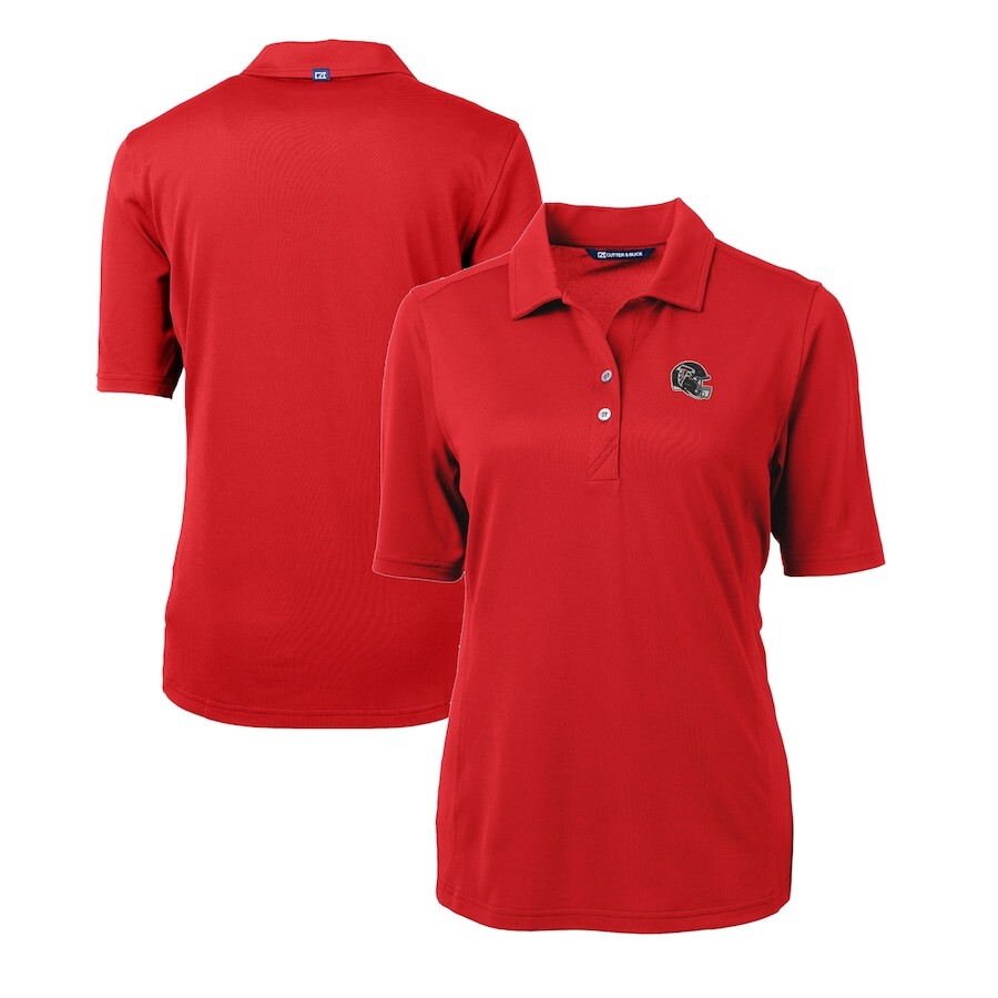 

Поло с длинным рукавом Cutter & Buck Atlanta Falcons, красный