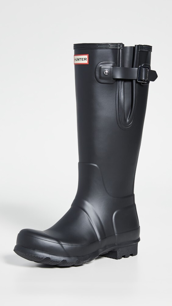 

Ботинки Hunter Boots Men's Tall Side Adjustable Rain, черный