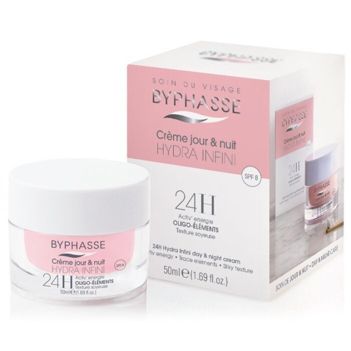 

Ночной крем Crema Hydra Infini 24h Día Y Noche Byphasse, 50 ml