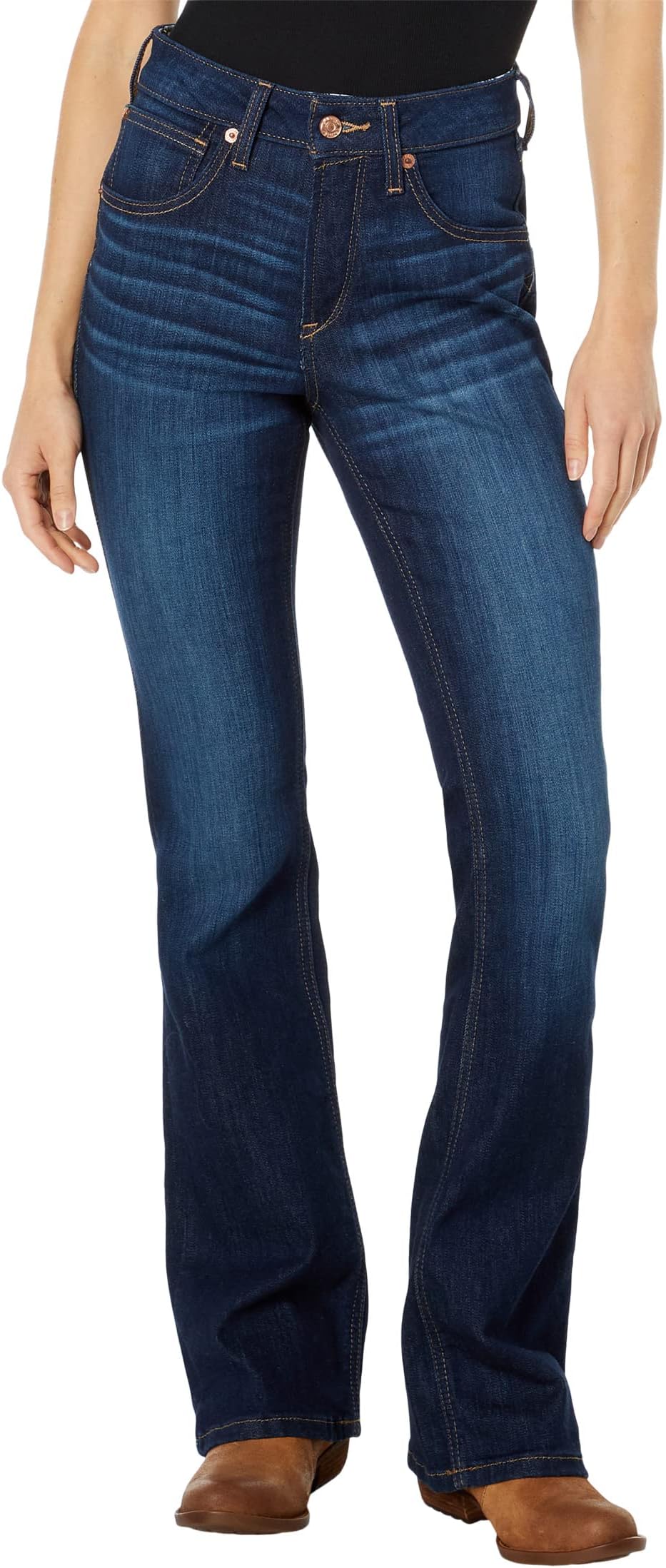 Джинсы Real High-Rise Ballary Bootcut Jeans Ariat, цвет Pennsylvania джинсы r e a l mid rise raquel bootcut jeans ariat цвет canadian