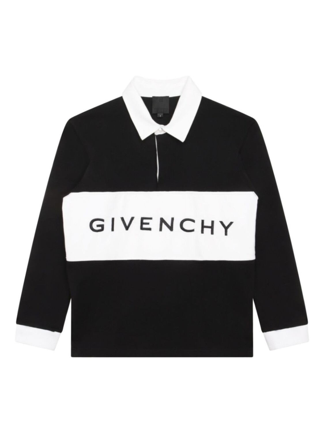 

Givenchy Kids рубашка поло с логотипом, черный