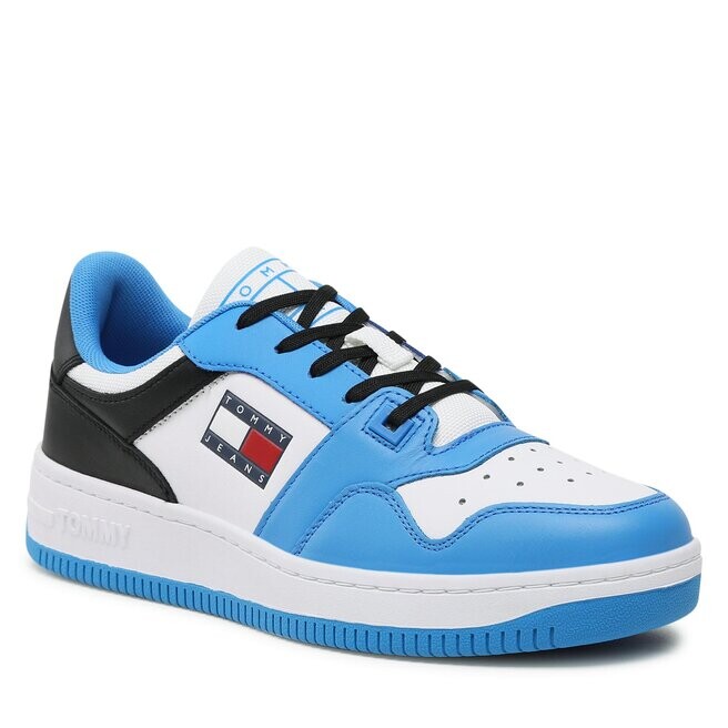 

Кроссовки Tommy Jeans BasketLeather, цвет синий