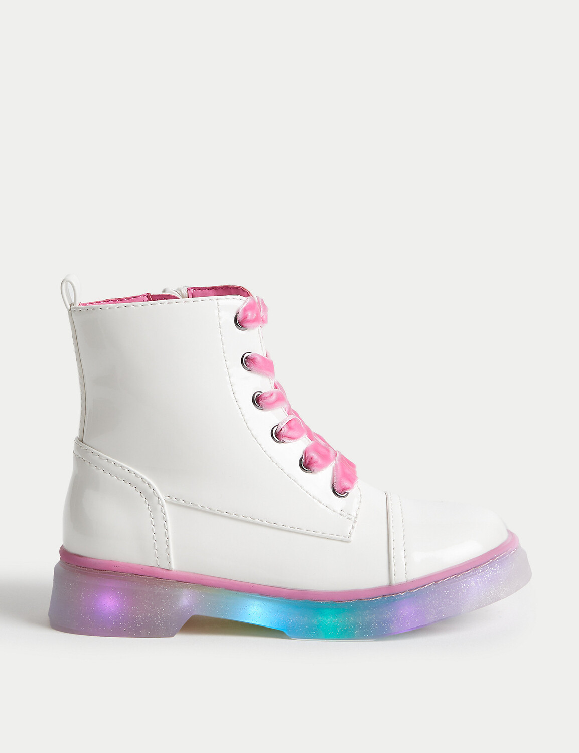 

Детские ботинки с подсветкой Freshfeet Rainbow (4 маленьких — 13 маленьких) Marks & Spencer, белый