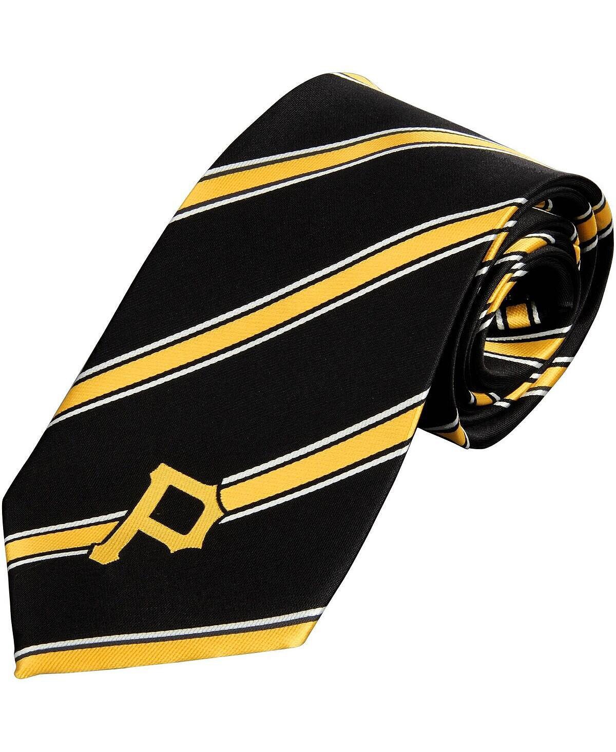 

Мужской тканый галстук в полоску из полиэстера Pittsburgh Pirates Eagles Wings