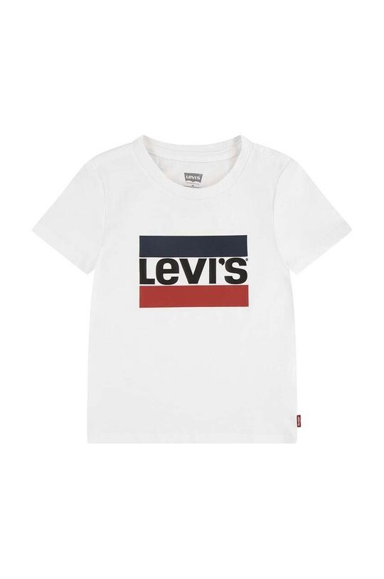 

Levi's Детская хлопковая футболка, белый