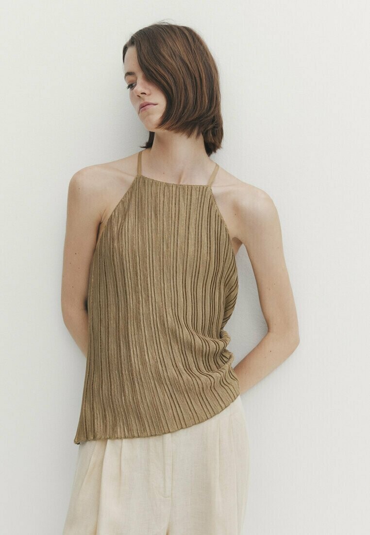 

Топ Massimo Dutti, коричневый