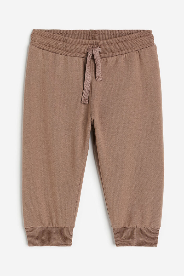 

Хлопковые спортивные штаны H&M, коричневый