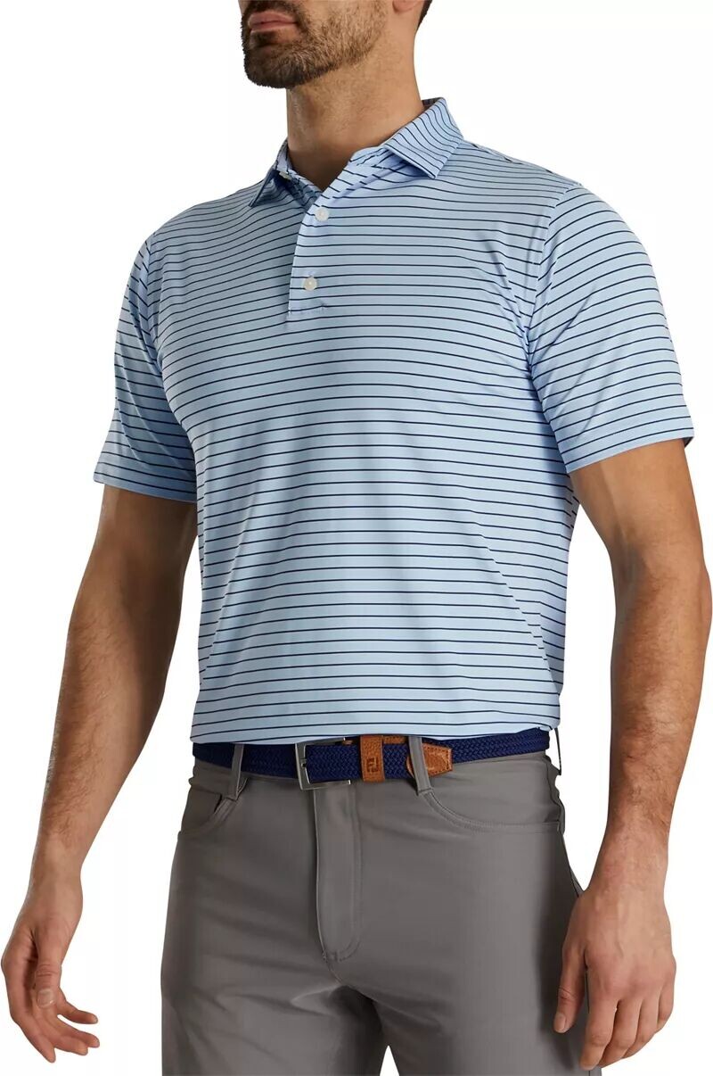 

Футболка-поло для гольфа с несколькими полосками FootJoy Athletic Fit Lisle