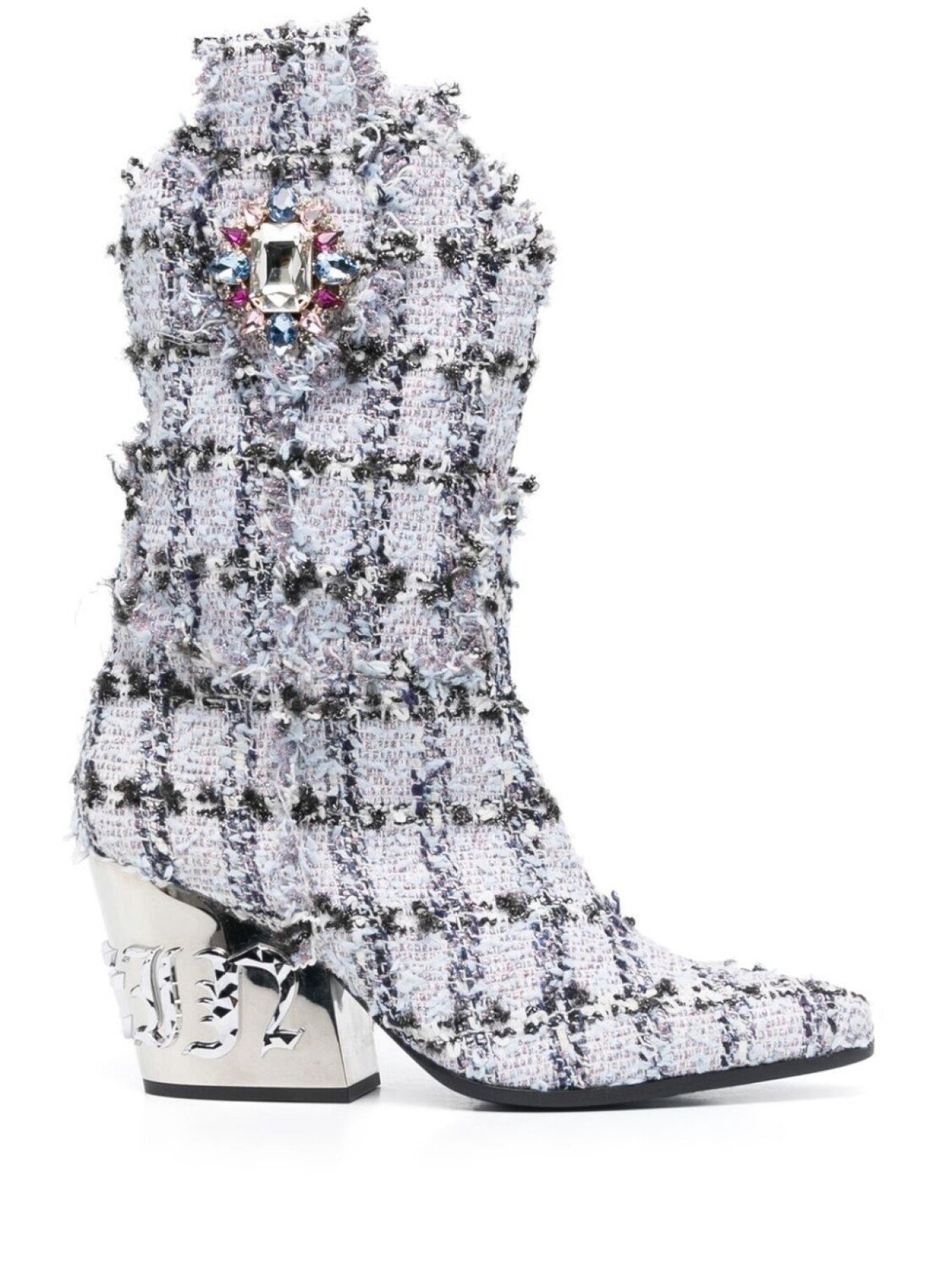 

Philipp Plein сапоги Cowboy Gothic Plein 85, синий