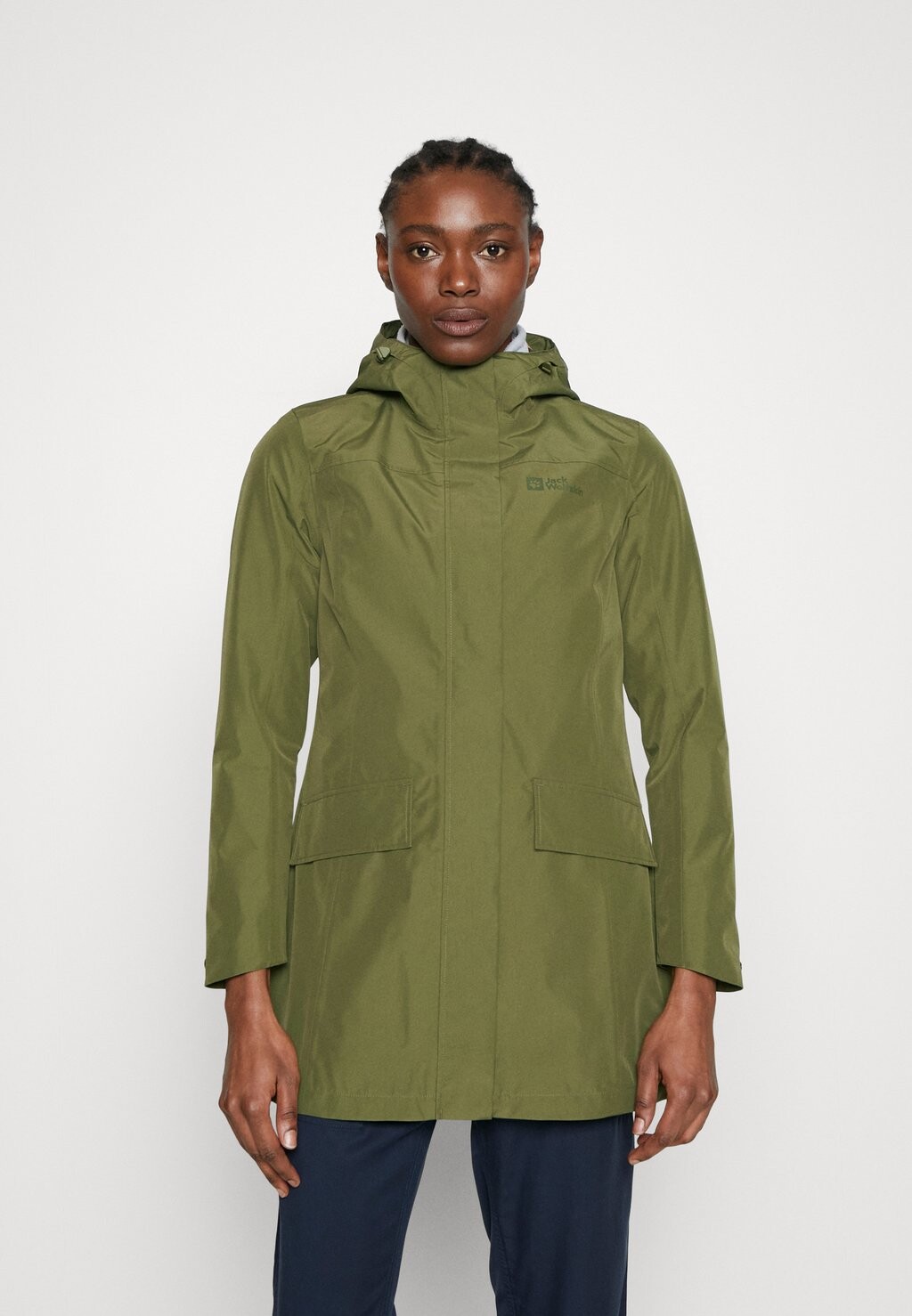 

Куртка hard shell Jack Wolfskin, зеленый