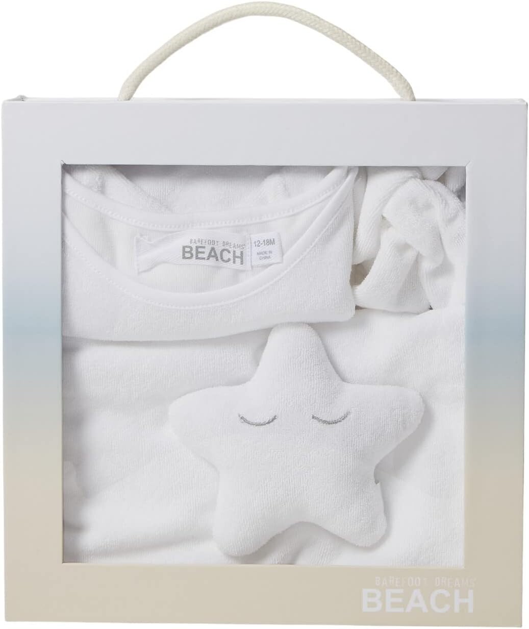 

Детский набор Barefoot Dreams CozyChic Cozy Terry Baby Bundle, цвет Sea Salt
