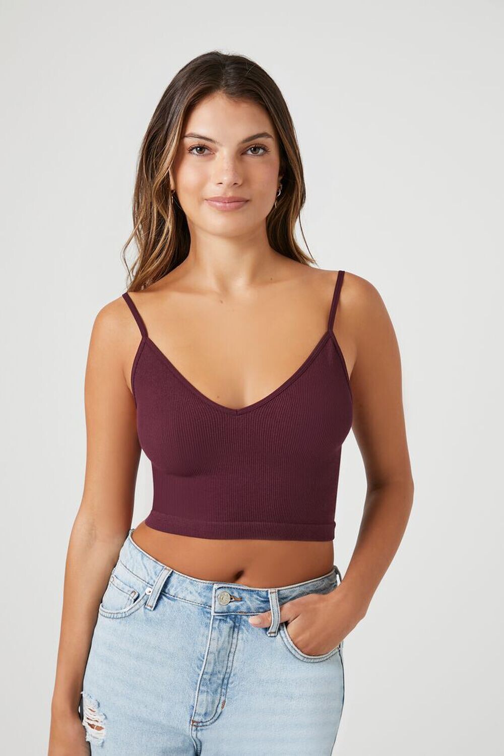 

Бесшовный удлиненный бюстгальтер без косточек Forever 21