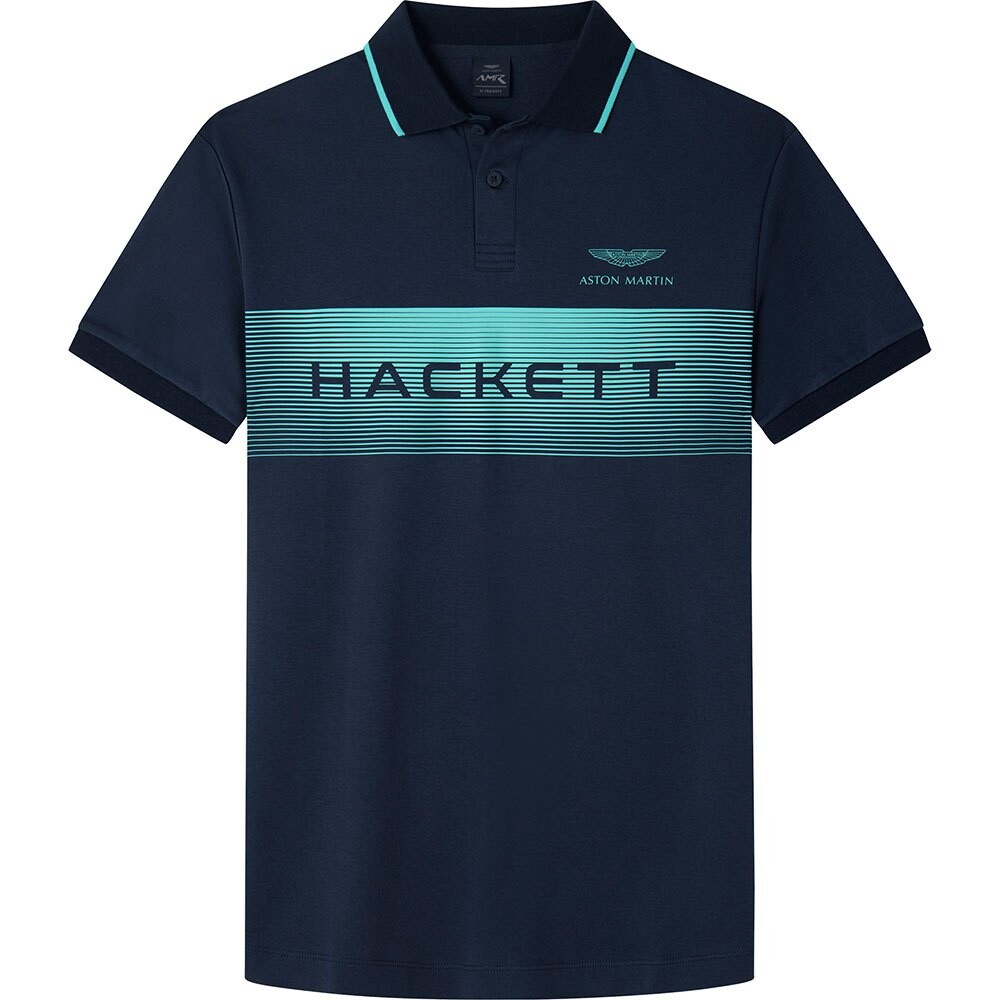 

Поло Hackett Amr Gradient, синий