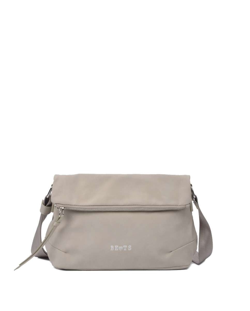 

Средняя женская сумка через плечо с бежевым клапаном Beats, бежевый