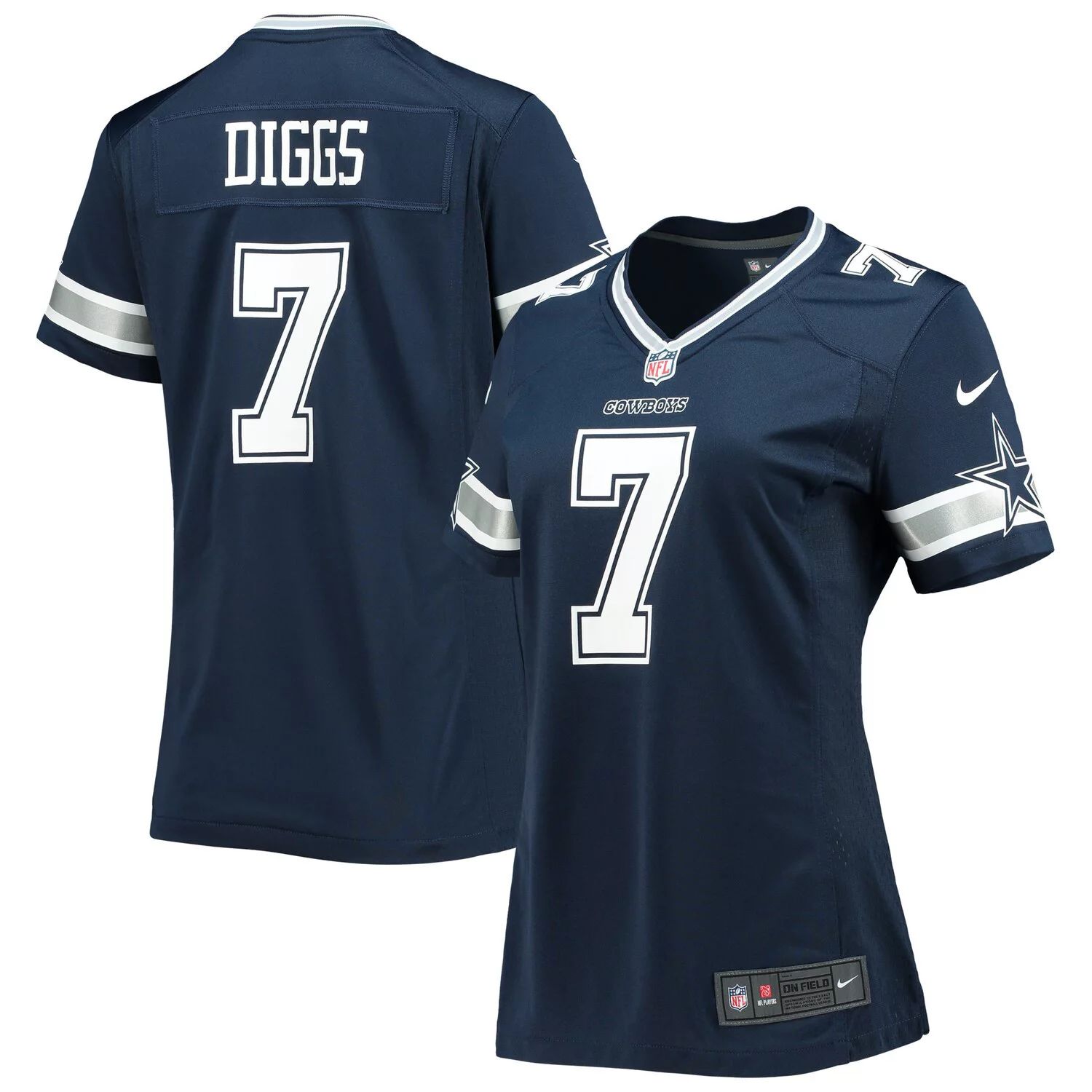 Женское темно-синее джерси Nike Trevon Diggs Dallas Cowboys Game Nike