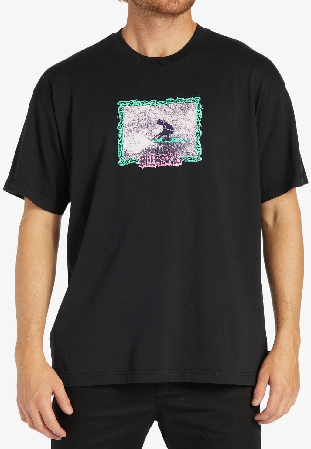 

Футболка с принтом Billabong, черный