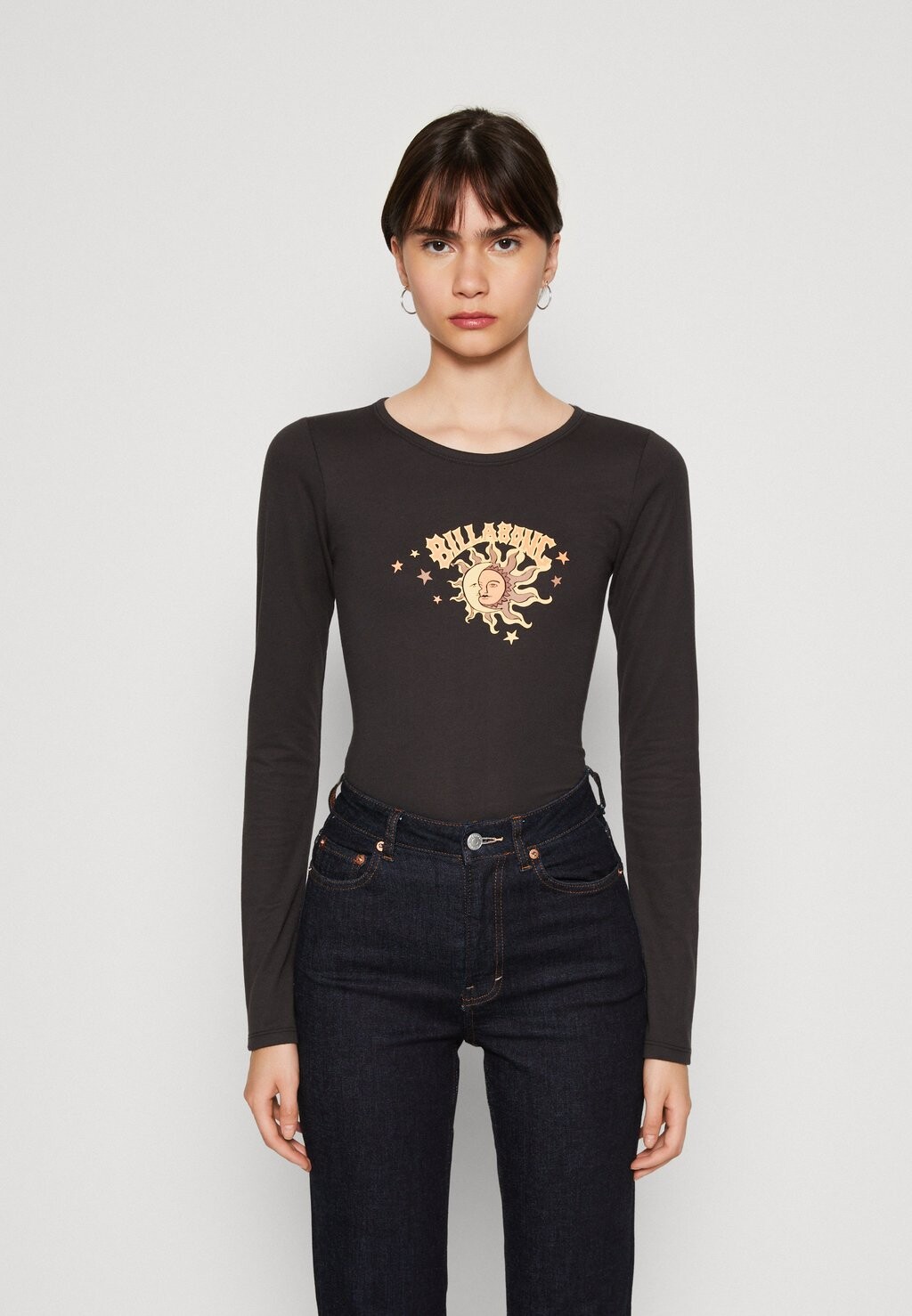 

Топ с длинными рукавами SHOW PEACE Billabong, цвет off black