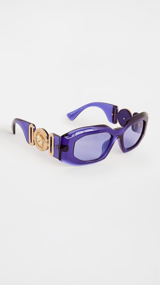 

Солнцезащитные очки Versace Narrow Rectangle, фиолетовый