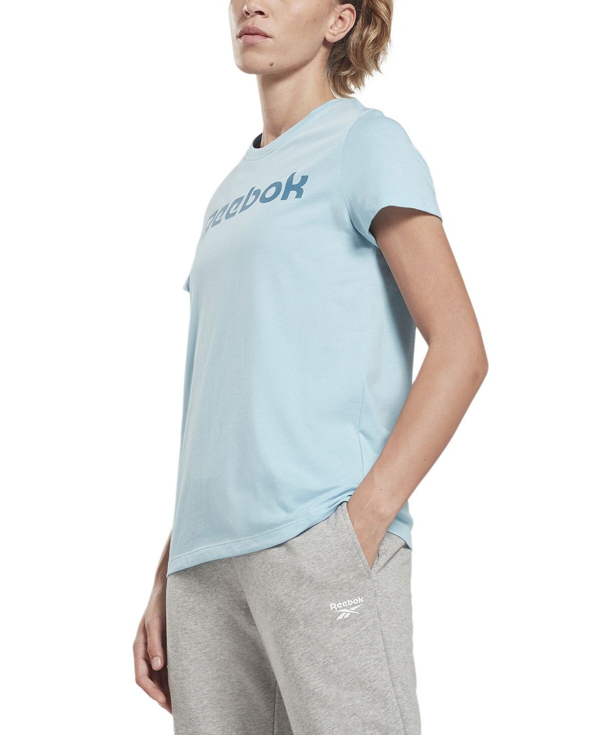 

Женская хлопковая футболка с рисунком Training Essentials Reebok