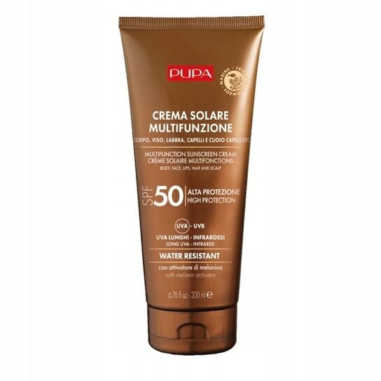 

Многофункциональный солнцезащитный крем, SPF50, 200мл Pupa